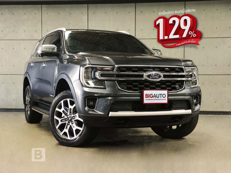 รถ Ford Everest 2.0 Titanium Plus สี เทา