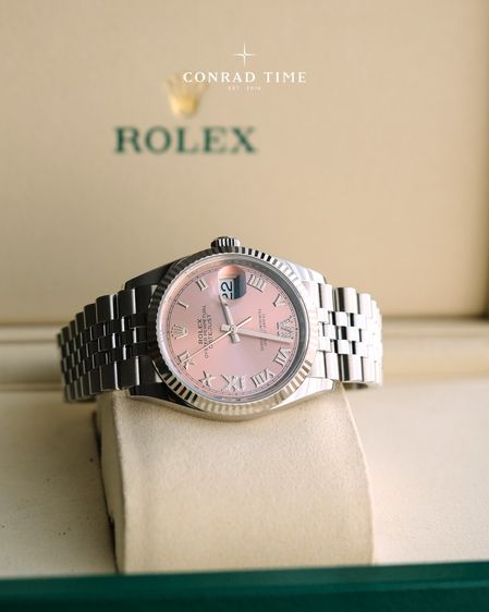 New Rolex Datejust 126234 Pink Diamond Dial Jubilee 2025 36mm. Fullset 