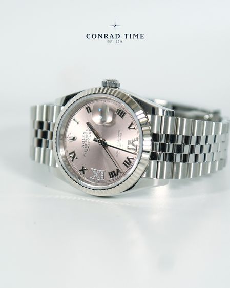 New Rolex Datejust 126234 Pink Diamond Dial Jubilee 2025 36mm. Fullset  รูปที่ 16