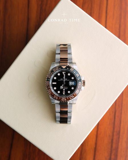 New Rolex GMT-Master II 126711CHNR 'Root Beer Black Dial Two-Tone Oyster 2026 40mm. Fullset  รูปที่ 6