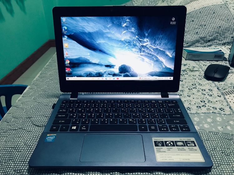 Aspire series 2 กิกะไบต์ วินโดว์ HDMI ขาย acer e3-111 intel N2830 2.16GHz RAM 2GB SSD120GB ใช้งานปกติ