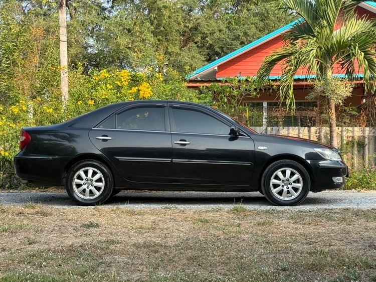 Toyota Camry 2003 2.4 Q Sedan เบนซิน ไม่ติดแก๊ส เกียร์อัตโนมัติ ดำ รูปที่ 3