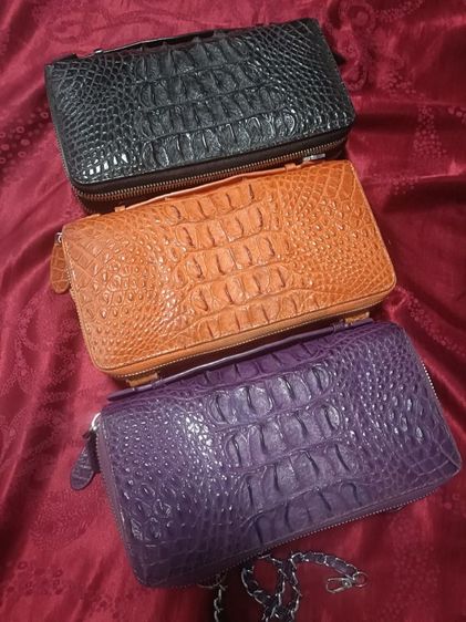 ขายคับกระเป๋าหนังจระเข้แท้ๆ  รูปที่ 4