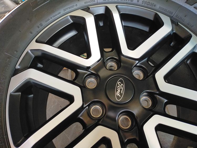 แม็กฟอร์ด ขอบ18 ป้ายแดงสีเดิม พร้อมยางป้ายแดงบริสโตน 265 60 18 ปลายปี25ตุ่มหน้ายางยังอยู่ทุกเส้น ใส่ ranger  everestได้ทุกรุ่น รูปที่ 6