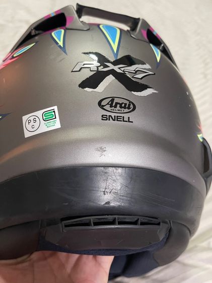 หมวกกันน็อก Arai RX-7V Russel Gray frost รูปที่ 5