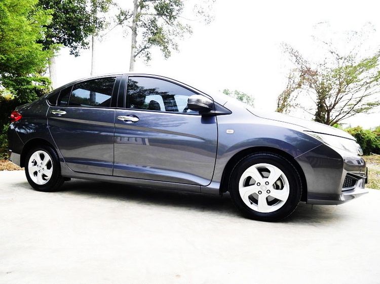 Honda City 2014 1.5 V Plus i-VTEC Sedan เบนซิน ไม่ติดแก๊ส เกียร์อัตโนมัติ เทา รูปที่ 2