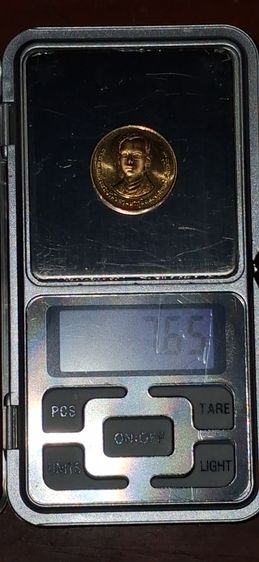 พระทองคำ7.6กรัม รัชกาลที่9 ปี2530 ฉลอง60ปี รูปที่ 3