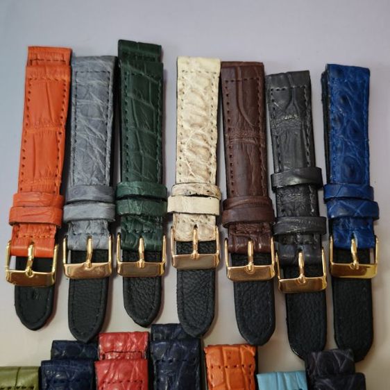 สายนาฬิกา หนังจ ระเ ข้แท้ 18มิล. สวย ทนทาน แถมสปริงบาร์ เส้นละ390 ค่าส่ง40 รูปที่ 3