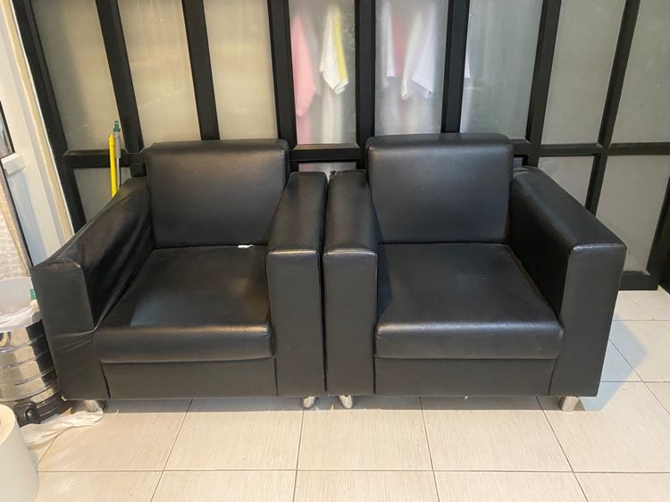 โซฟาดำนั่งนอน รูปที่ 2