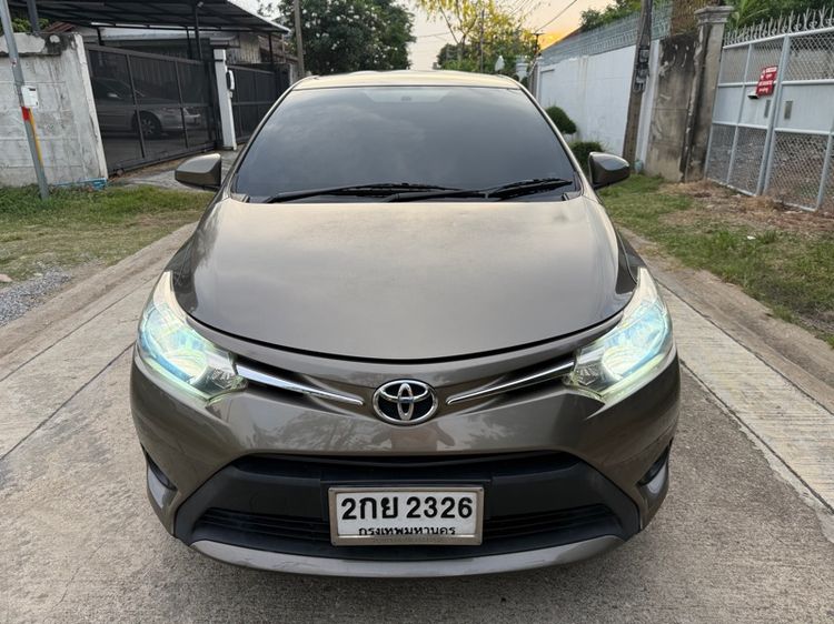 Toyota Vios 2013 1.5 E Sedan เบนซิน ไม่ติดแก๊ส เกียร์อัตโนมัติ เทา รูปที่ 2