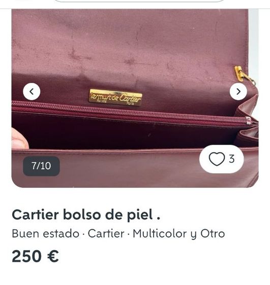 กระเป๋าคลัทช์ สะพายไหล่ Cartier แท้ รูปที่ 5