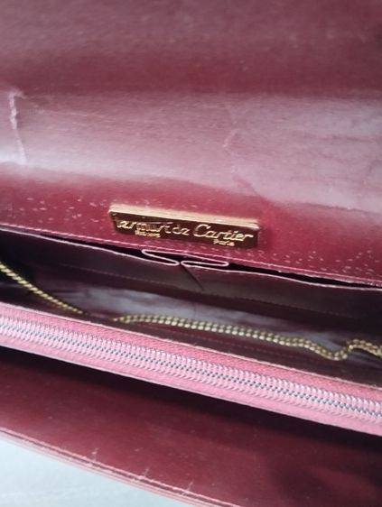 กระเป๋าคลัทช์ สะพายไหล่ Cartier แท้ รูปที่ 8