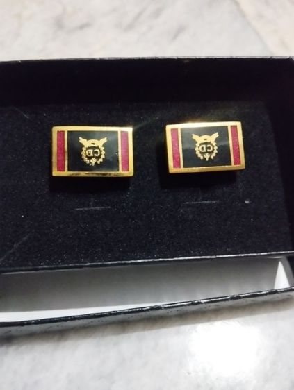 กระดุมสูท cufflinks  dior แท้สวย รูปที่ 4