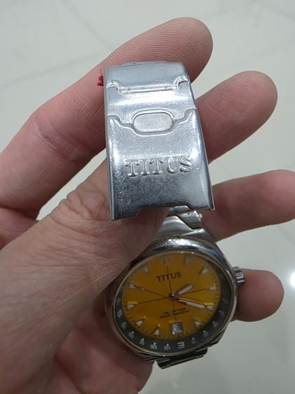 นาฬิกา ยี่ห้อ TITUS สวย เก่าเก็บ วินเทจ หายาก เดิมๆ ขายตามสภาพ  พร้อมส่ง รูปที่ 6