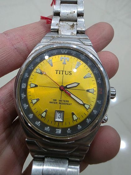 นาฬิกา ยี่ห้อ TITUS สวย เก่าเก็บ วินเทจ หายาก เดิมๆ ขายตามสภาพ  พร้อมส่ง รูปที่ 2