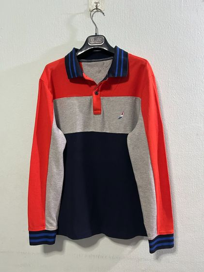 🌈 เสื้อคอปกแขนยาว เสื้อโปโลสปอร์ต แบรนด์ Nautica(นันธิกา) แท้💯🌈 รูปที่ 2