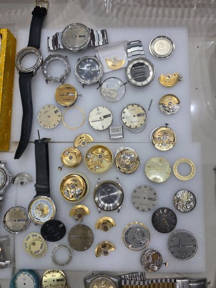 อะไหล่นาฬิกา ขายเหมาๆ ของ เก่าเก็บ หายาก ต้องการขายเหมาๆ ทั้งหมด ยก ยี่ห้อ ดีๆ ทั้งนั้น OMEGA -ROLEX -LONGINES -MIDO และอื่นๆ อีกหลายยี่ห้อ  รูปที่ 6