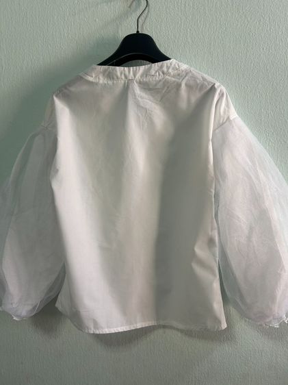 🌈 เสื้อเบลาส์ แขนตุ๊กตา แขนพอง แขนบอลลูน🌈ดีไซส์ หวาน เรียบร้อย ใส่ได้ทั้งทำงานและใส่เที่ยว รูปที่ 4