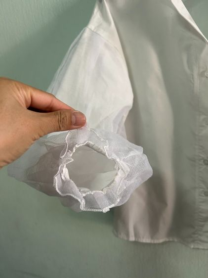 🌈 เสื้อเบลาส์ แขนตุ๊กตา แขนพอง แขนบอลลูน🌈ดีไซส์ หวาน เรียบร้อย ใส่ได้ทั้งทำงานและใส่เที่ยว รูปที่ 7