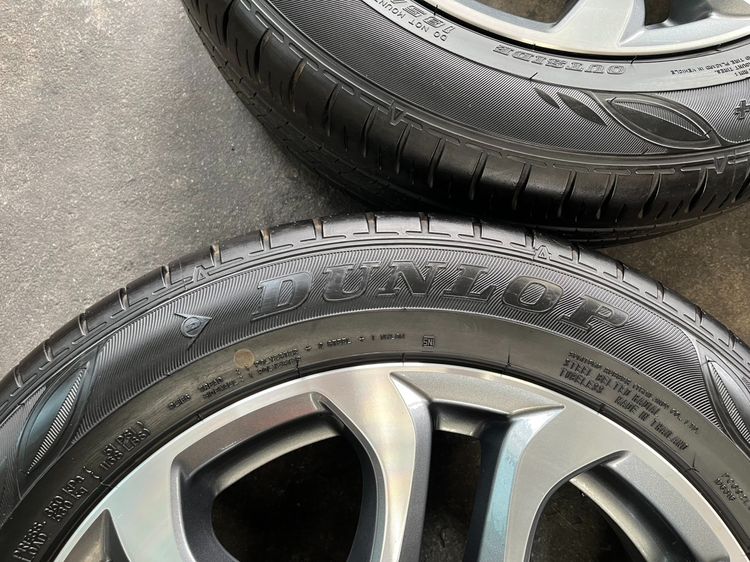 ✨ล้อแม็ก✨Mazda 2 ตัวท็อป ขอบ 16 เทาหน้าเงา พร้อมยาง 185-60-16 Dunlop♨️ปี 24♨️ รูปที่ 6