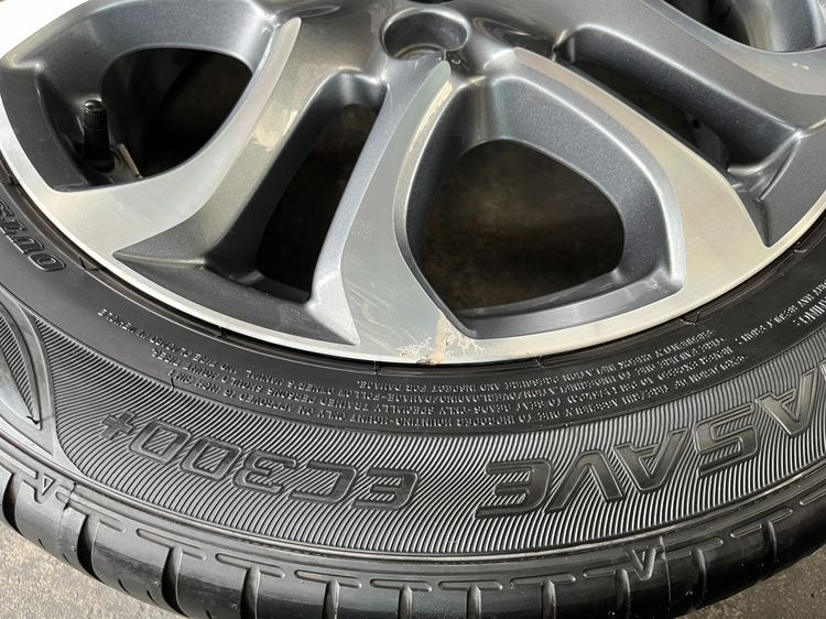 ✨ล้อแม็ก✨Mazda 2 ตัวท็อป ขอบ 16 เทาหน้าเงา พร้อมยาง 185-60-16 Dunlop♨️ปี 24♨️ รูปที่ 15