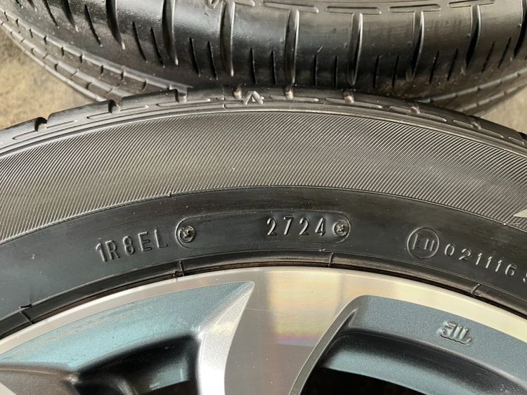 ✨ล้อแม็ก✨Mazda 2 ตัวท็อป ขอบ 16 เทาหน้าเงา พร้อมยาง 185-60-16 Dunlop♨️ปี 24♨️ รูปที่ 9