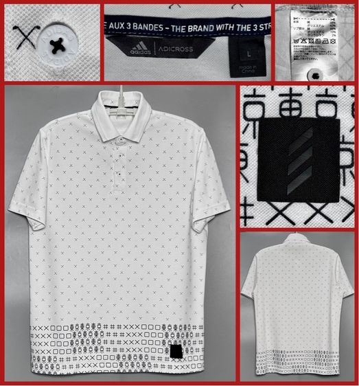 เสื้อโปโล adidas ของแท้ รุ่นแพง ADICROSS แบบสวยสไตล์ GOLF