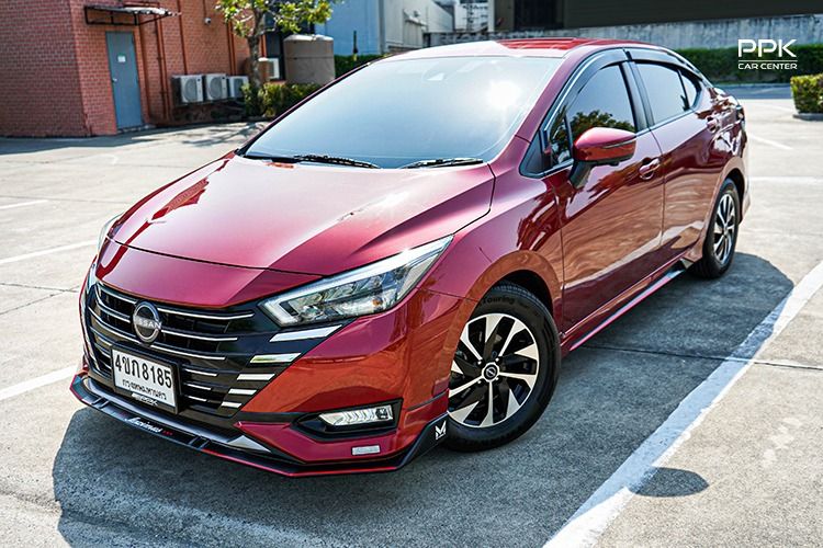 รถ Nissan Almera 1.0 VL สี แดง