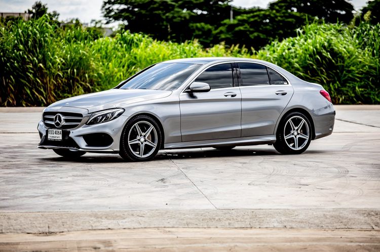 Mercedes-Benz C-Class 2015 C300 Sedan Hybrid (Diesel) เกียร์อัตโนมัติ เทา รูปที่ 4