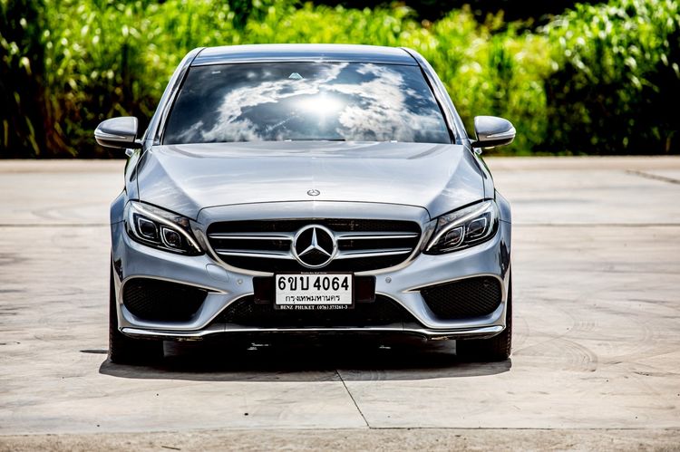 Mercedes-Benz C-Class 2015 C300 Sedan Hybrid (Diesel) เกียร์อัตโนมัติ เทา รูปที่ 2