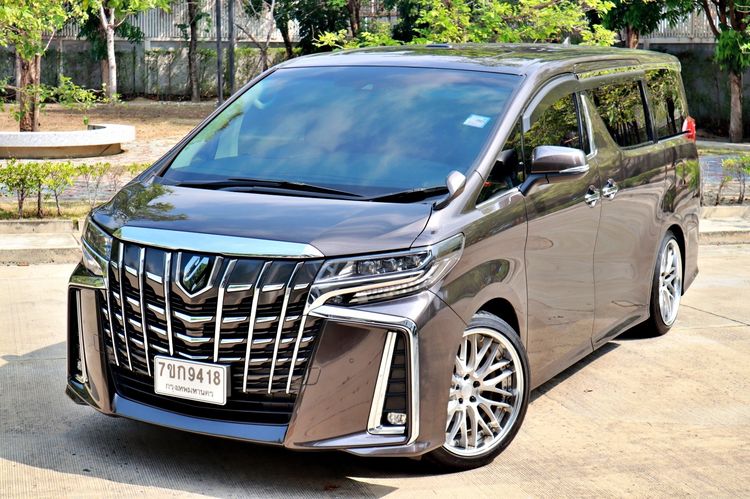 รถ Toyota Alphard 2.5 S C-Package สี น้ำตาล