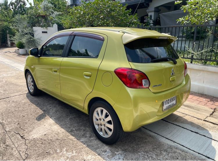 Mitsubishi Mirage 2012 1.2 GLS Limited Sedan เบนซิน ไม่ติดแก๊ส เกียร์อัตโนมัติ เหลือง รูปที่ 2