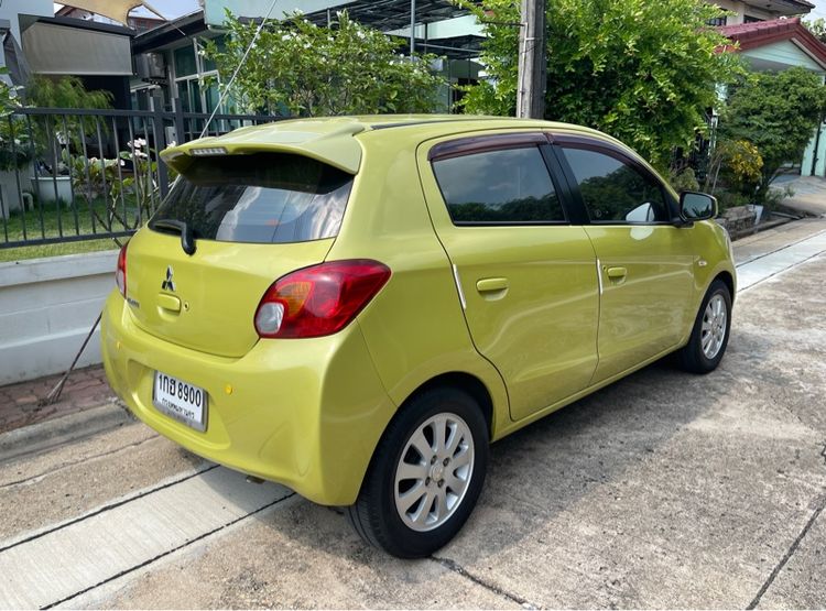 Mitsubishi Mirage 2012 1.2 GLS Limited Sedan เบนซิน ไม่ติดแก๊ส เกียร์อัตโนมัติ เหลือง รูปที่ 4