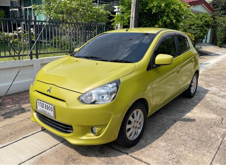 Mitsubishi Mirage 2012 1.2 GLS Limited Sedan เบนซิน ไม่ติดแก๊ส เกียร์อัตโนมัติ เหลือง รูปที่ 3