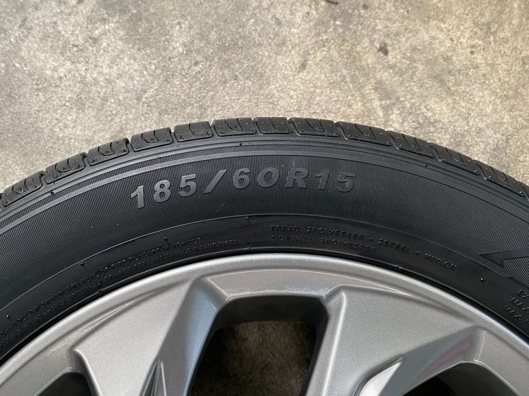 ✨ล้อแม็ก✨Toyota Vios ขอบ 15 พร้อมยาง 185-60-15 BLACKHAWK ปี 22 รูปที่ 8