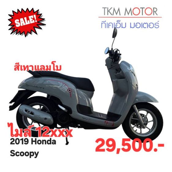 ขายด่วน honda scoopy ปี 2019