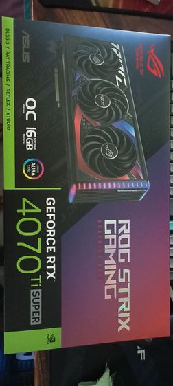 ขาย asus rtx 4070ti super 16 gb สีดำ กล่องอุปกรณ์ครบ มีประกัน 1บวก1 ปี มันจะบวกอีก 1 ปี หลังจากวันที่ผมประกาศไปราวๆ25-28 วัน ถามเพิ่มได้ครับ รูปที่ 10
