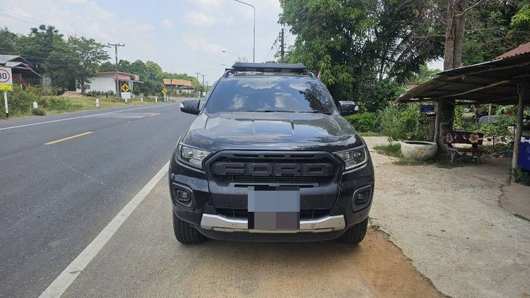 รถ Ford Ranger 2.0 Turbo Hi-Rider Wildtrak สี ดำ