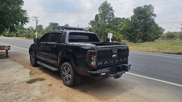 Ford Ranger 2020 2.0 Turbo Hi-Rider Wildtrak Pickup ดีเซล ไม่ติดแก๊ส เกียร์อัตโนมัติ ดำ รูปที่ 4