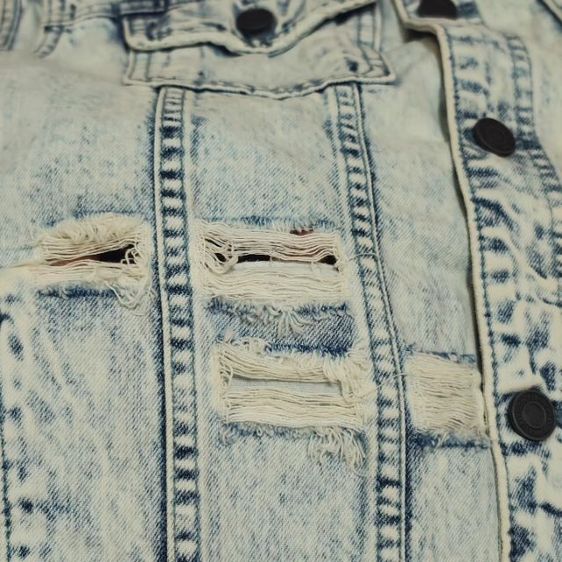 💙Bershka Denim Waistcoat Vest Men💙 รูปที่ 2