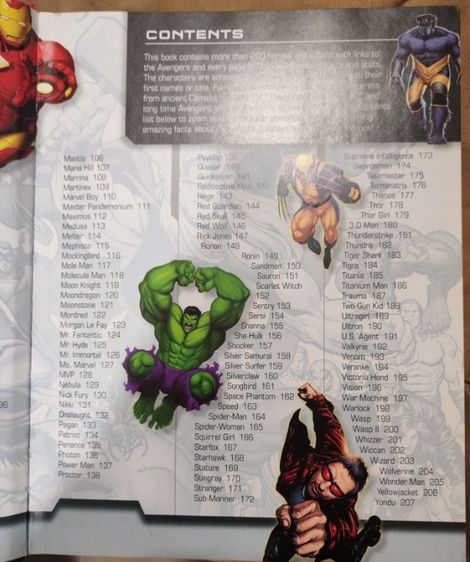 หนังสือ Marvel Avengers  ของแท้ สำหรับสายสะสม รูปที่ 3