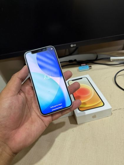 iPhone 12 mini 128GB White เครื่องศูนย์แท้ จอแท้ เดิมๆ กล้องสวย สแกนหน้าปกติ สอบถามได้คัฟ รูปที่ 3