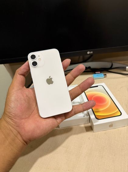 iPhone 12 mini 128GB White เครื่องศูนย์แท้ จอแท้ เดิมๆ กล้องสวย สแกนหน้าปกติ สอบถามได้คัฟ รูปที่ 2