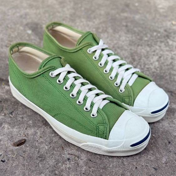 เขียว ผ้า รองเท้าผ้าใบ UK 8 | EU 42 | US 8.5 Converse Jack Purcell