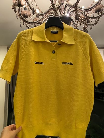 ชาแนลเสื้อแขนสั้น สภาพใหม่  รูปที่ 6