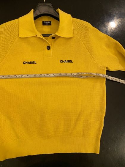 ชาแนลเสื้อแขนสั้น สภาพใหม่  รูปที่ 7