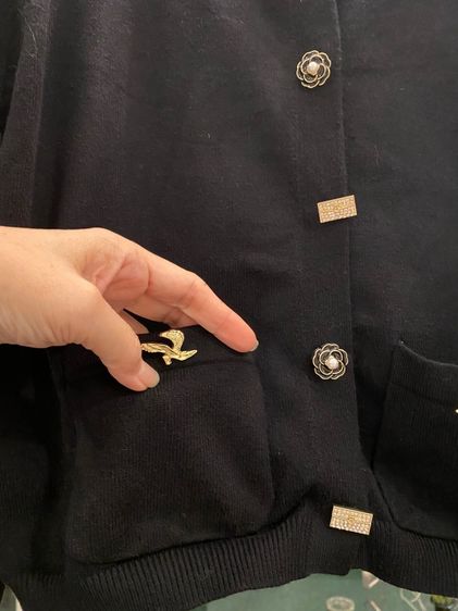 ชาแนล ครอปคาร์ดิแกน สภาพใหม่เอี่ยม  รูปที่ 4