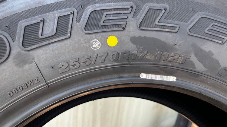 ยางใหม่ Bridgestone AT693 255-70r17 ปลายปี2024 ยางผลิตไทย ดอกATสวยงาม  รูปที่ 3