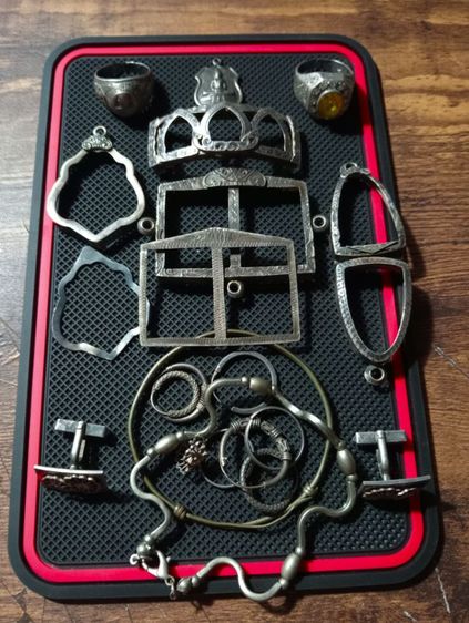 กรัมละ 70 บาทเนื้อเงินแท้81.78 กรัม 5,700-เก่าโบราณสภาพเยี่ยม รูปที่ 6