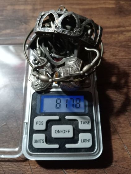 กรัมละ 70 บาทเนื้อเงินแท้81.78 กรัม 5,700-เก่าโบราณสภาพเยี่ยม รูปที่ 2